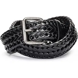 tanpie Fashion Men's Braided Belt Leather Strap for Jeans-picture-40