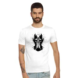 Tantra Devil Hand Printed Cotton T-shirt-picture-31