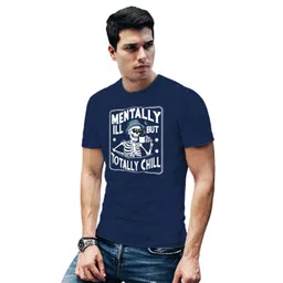 Tantra Mentally Chill Printed Cotton T-shirt-picture-32