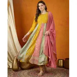 tanuka Women Embroidered Gown Dress-picture-13