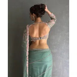 tanuka Women Embroidered Saree with Blouse piece  image 3