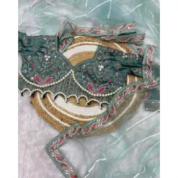 tanuka Women Embroidered Saree with Blouse piece  image 5