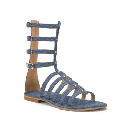 Tao Paris Blue Mykonos Gladiator Sandals-picture-42