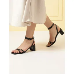 Tao Paris Women Black Sandal Heels-picture-14