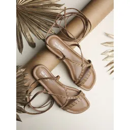 Tao Paris Women Gladiators Flats With Eyelet Accents-picture-19