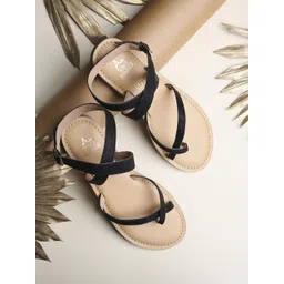 Tao Paris Women Leather Mid-Top Open Toe Flats-picture-36