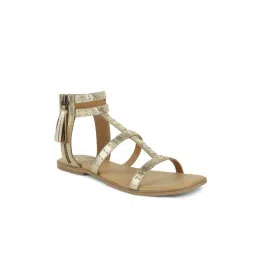 Tao Paris Women's Konya Golden Gladiator Sandals-picture-36