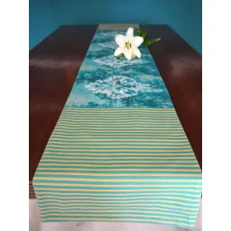 Tara Sparkling Homes Blue Cotton Ethnic Motifs Table Runner-picture-33