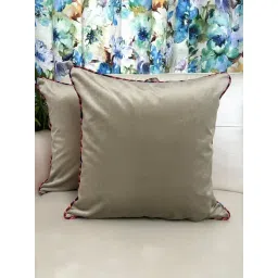 TARA Sparkling Homes Velvet Gold Velvet Cushion Cover -  Set of 2-picture-40