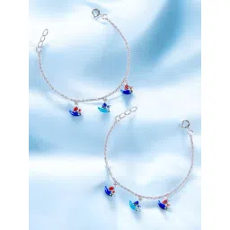 Taraash 925 Sterling Silver Anklets for Kids-picture-17
