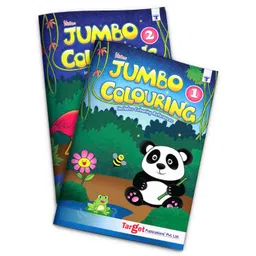 Target Publications Blossom Jumbo Creative Colouring Books Pack of 2 - English-image-22