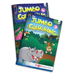 Target Publications Blossom Jumbo Creative Colouring Books Pack of 2 - English-image-23