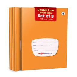 Target Publications Double Line Notebooks for Kids  Pack of 5 Books -  172  Pages Each-image-33