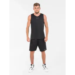 Tarmak by Decathlon Black Slim Fit Sports Shorts image 2