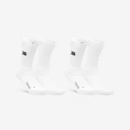 tarmak Men's/Women's Low-Rise NBA Basketball Socks SO900 Twin-Pack - White-picture-15