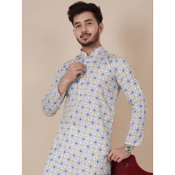 TARUNCOLLECTION Men Printed Regular Kurta with Pyjamas-picture-30