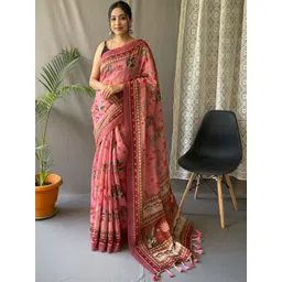 Tasarika Ethnic Motifs Chanderi Saree-image-32