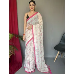 Tasarika Ethnic Motifs Kantha Work Chanderi Saree-image-33
