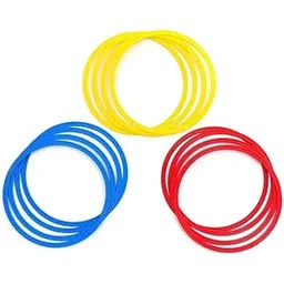 TASCO SKIPPING ROPE Flat Training Rings, Speed Rings, Agility Training Rings Set – Flat Drills Training Speed Rings Set of 12 (4 of Each Colour) – Agility Training Rings, Coordination Training Rings-picture-14