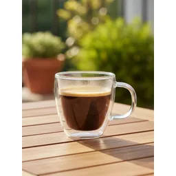 TASKHOUSE Solid Glass Transparent Dishwasher Safe Coffee Cups-picture-41