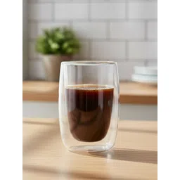 TASKHOUSE Transparent Heat Resistant Borosilicate Glass Coffee Cup-250 ml-picture-15