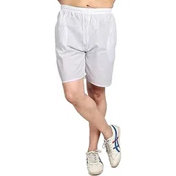 tasraf clothes Plus Sizes Men's Solid Boxer | Casual Shorts for Men's | Cotton Blend White Plain Men's Shorts/Boxer-picture-27