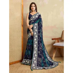 TASRIKA Floral Pure Georgette Saree-picture-32
