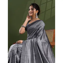 TASRIKA Striped Woven Design Ready to Wear Saree-picture-23