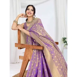 TASRIKA Woven Design Zari Tissue Saree-picture-16