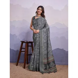 TASRIKA Woven Design Zari Tussar Saree-picture-20