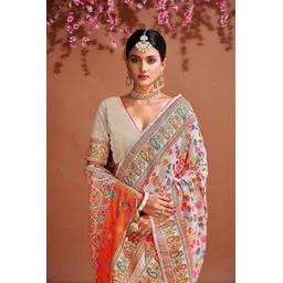 tasrika Woven Kanjivaram Silk Blend Saree image 4