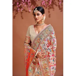 tasrika Woven Kanjivaram Silk Blend Saree image 5