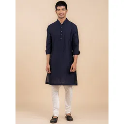 Tasva Mandarin Collar Straight Kurta-picture-12