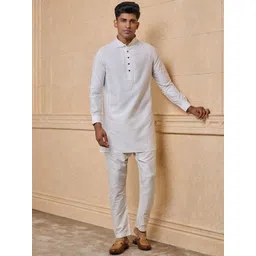 Tasva Mandarin Collar Straight Kurta-picture-15