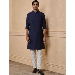 Tasva Mandarin Collar Straight Kurta-picture-17