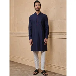 Tasva Mandarin Collar Straight Kurta-picture-18