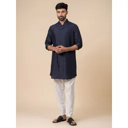 Tasva Mandarin Collar Straight Kurta-picture-22