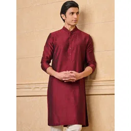 Tasva Mandarin Collar Straight Kurta image 2