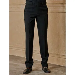 Tasva Men Mid-Rise Trousers-picture-14