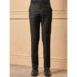 Tasva Men Regular fit Mid-Rise Trousers-picture-23