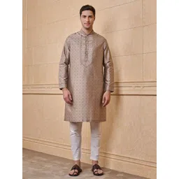 Tasva Printed Mandarin Collar Straight Kurta-picture-28