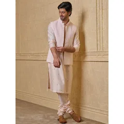 Tasva Woven Design Nehru Jackets-picture-32