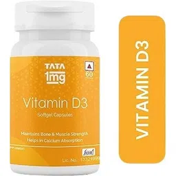 tata 1mg Vitamin D3 Capsule Helps In Maintaining Bone, Muscle And Teeth Strength-picture-25