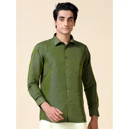 TATTVA Classic Slim Fit Spread Collar Casual Shirt-picture-34