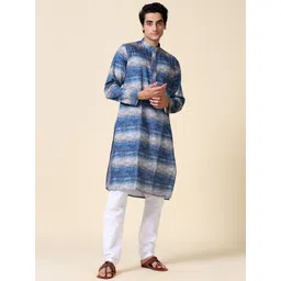 TATTVA Mandarin Collar Striped Kurta-picture-27