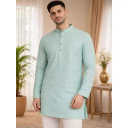 TATTVA Men Embellished Sequinned Kurta-picture-44