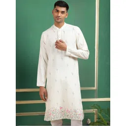 TATTVA Men Empire Sequinned Kurta with Pyjamas-picture-18