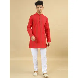 TATTVA Men Thread Work Kurta-picture-14