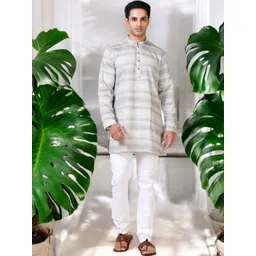TATTVA Men Thread Work Kurta-picture-19