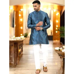 TATTVA Men Thread Work Kurta-picture-17